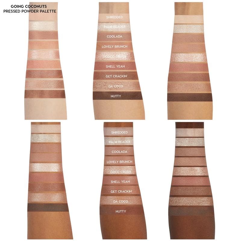 Makeup Geek Nude Eyeshadow Skin Swatches