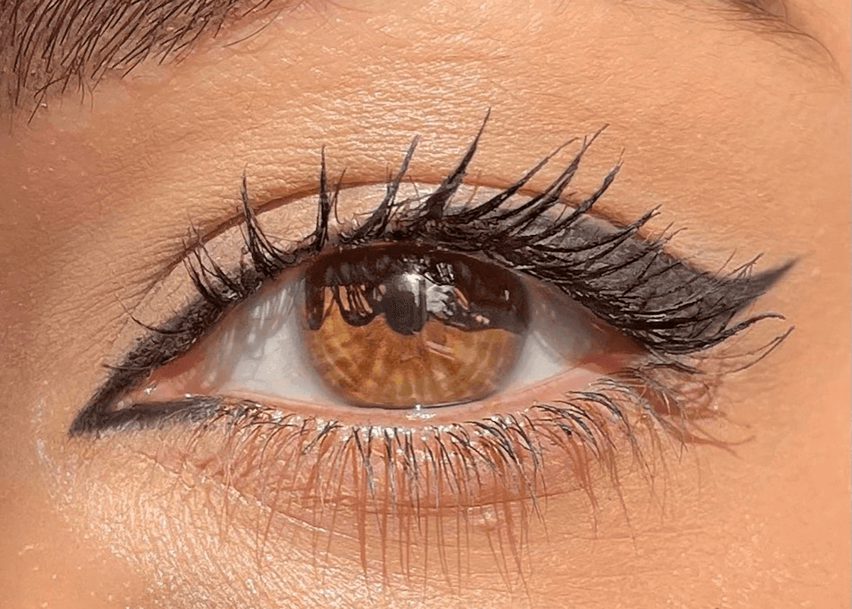 Strong Brown Eye Wing Liner Hooded Eye