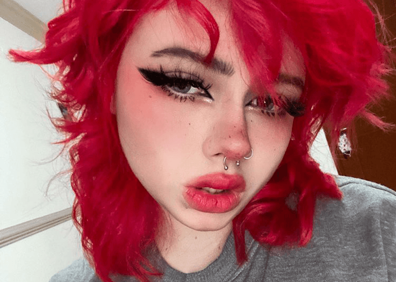 Classic emo egirl makeup - bunnyblo0d