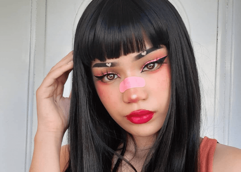 Hypnotizing egirl love makeup - ally.ady_