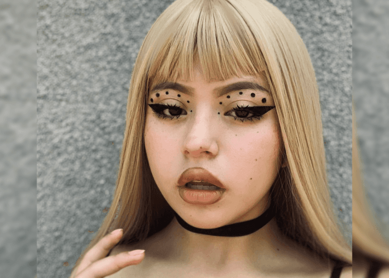 Egirl polka dot eyeliner - esmemga