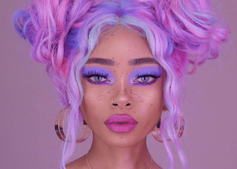 Out of this world egirl makeup - nyane