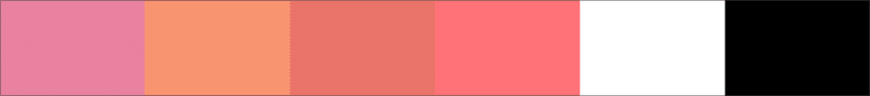 Egirl Colour Swatch Examples