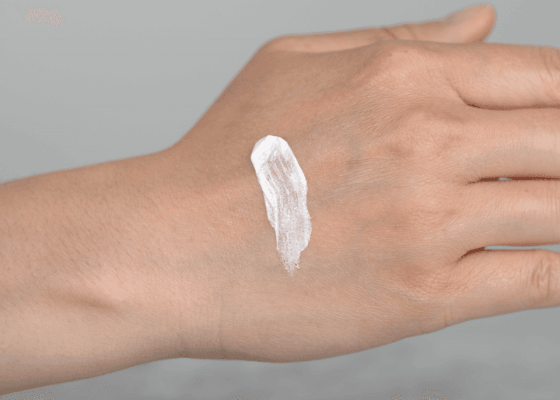 NYX Marshmallow Primer Back of Hand Swatch