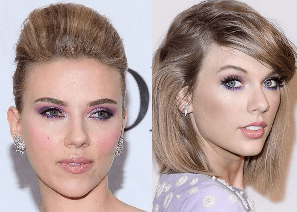 Taylor Swift and Scarlet Johansson Celebrity Makeup