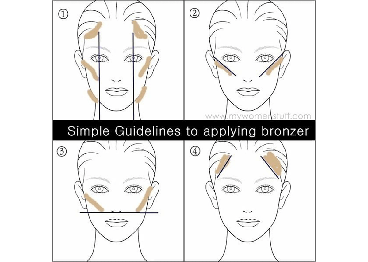 Simple guide to applying bronzer