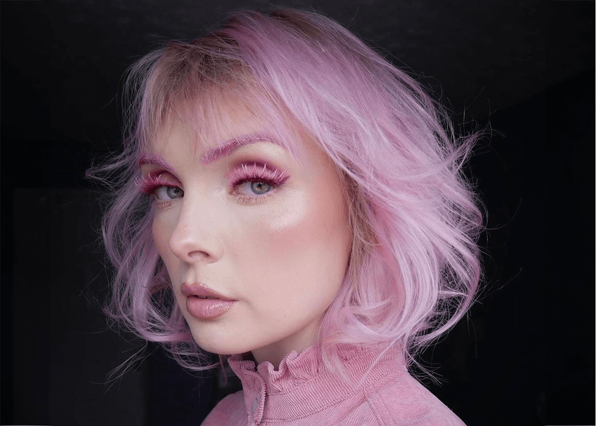 Lavender haze persona with Pink Shade Eyeshadow