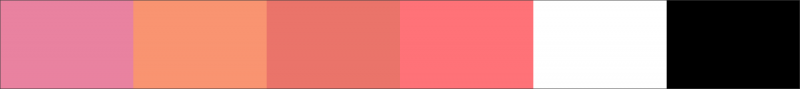 Egirl Colour Swatch Examples